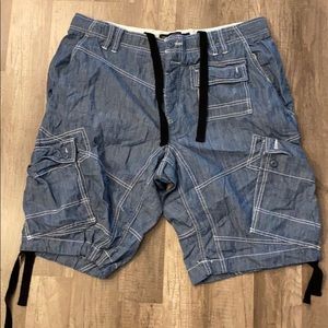 French Connection Denim Cargo Shorts